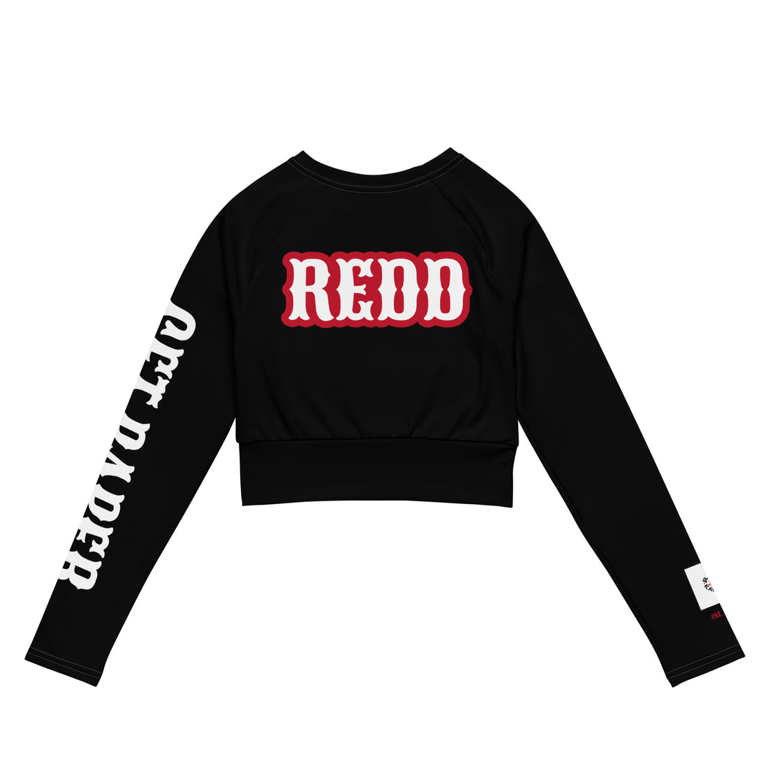 Long sleeve crop- Black Out